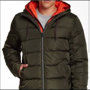 Scotch and Soda hooded puffer jacket